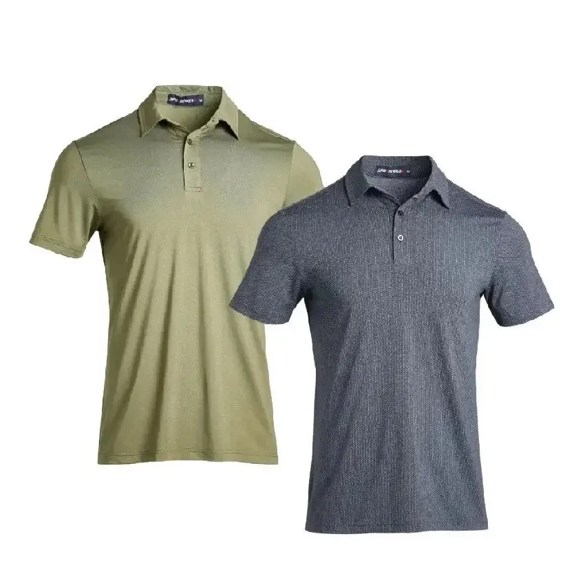 2 Pack Mens Golf Shirts