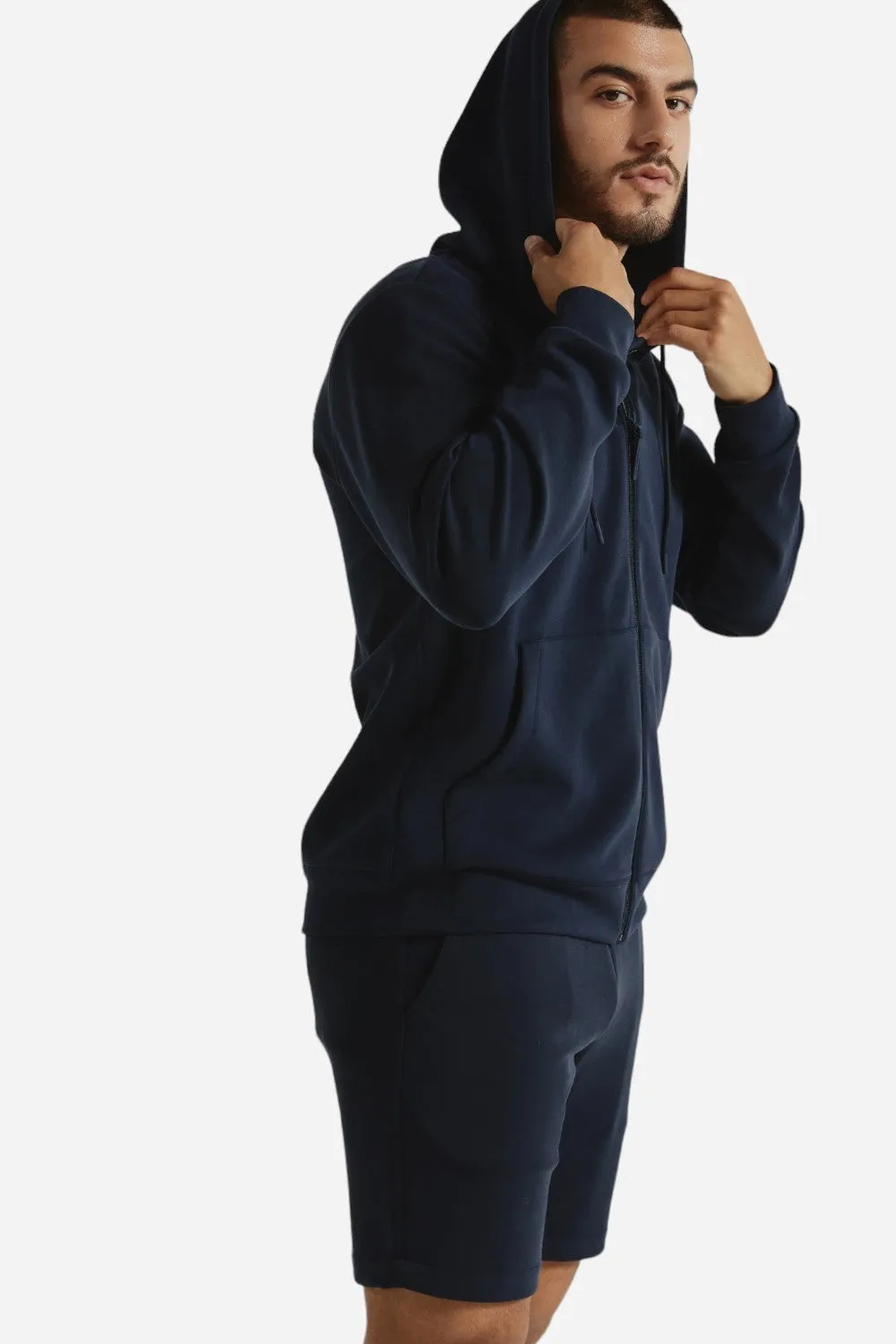 7 Diamonds Rev Full Zip Hoodie Navy