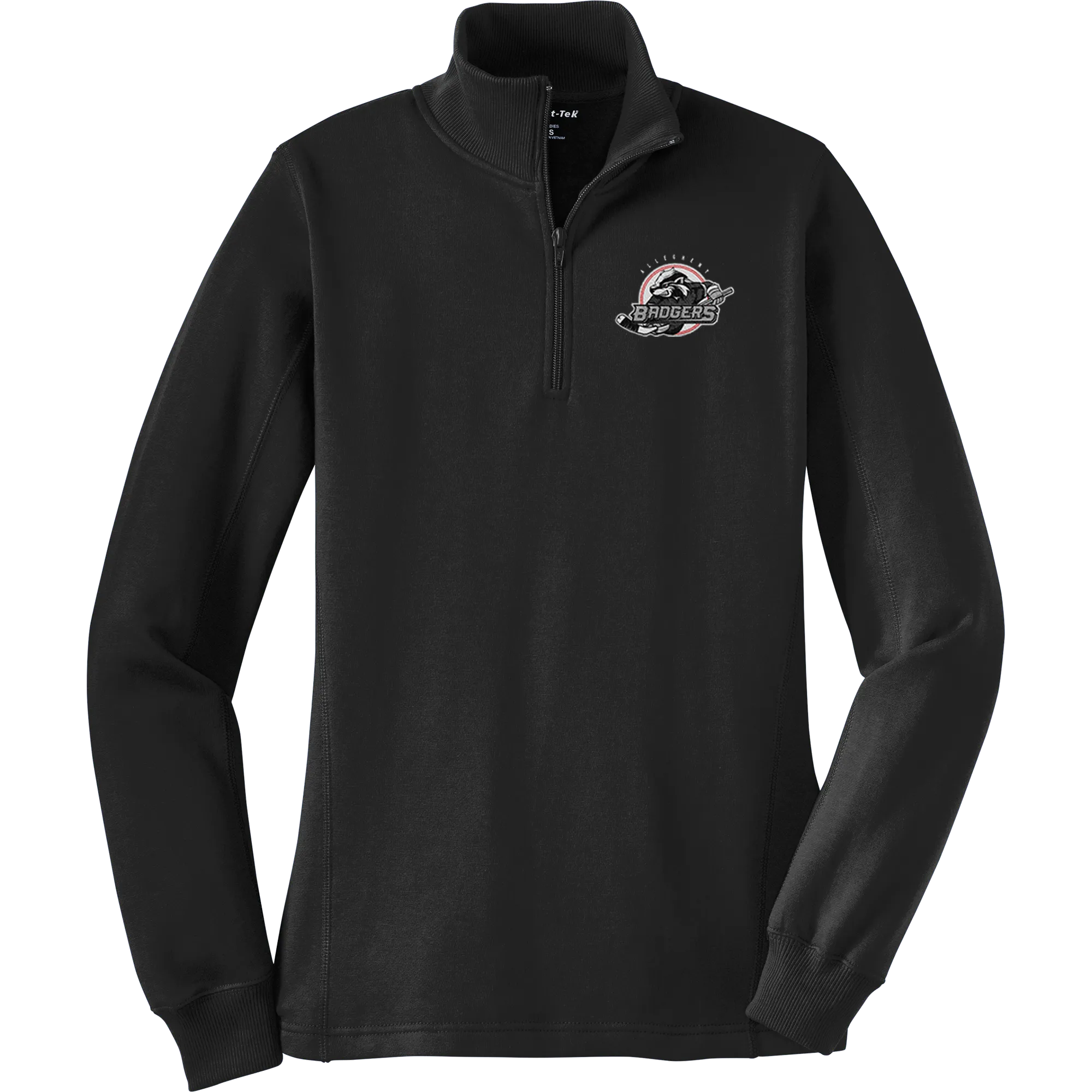 Allegheny Badgers Ladies 1/4-Zip Sweatshirt