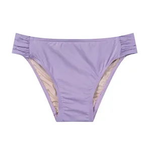 Aqua Blu Pre-Teens Gathered Side Pant AG24085SS - Stepping Stones Purple