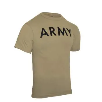 AR 670-1 Coyote Brown Army Physical Training T-Shirt