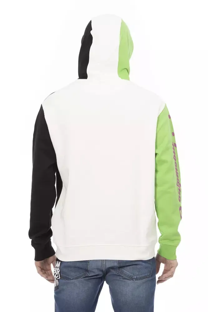 Automobili Lamborghini White Cotton Men Hoodie