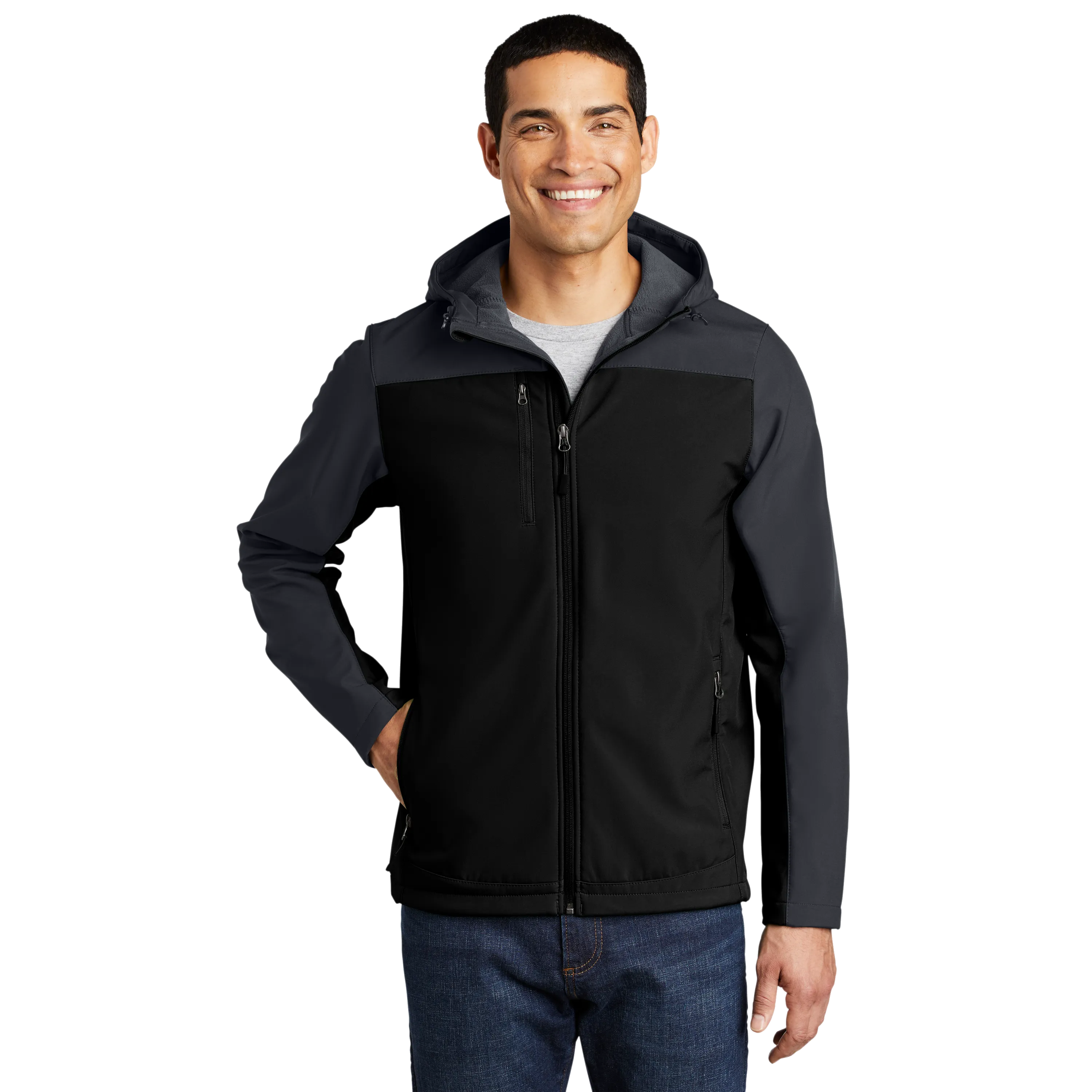 B2496M Hooded Core Soft Shell Jacket