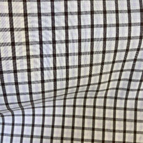 Brown Lavender | 100% Cotton Yarn Dye Plaid Shirting-SKU 5927A #S162