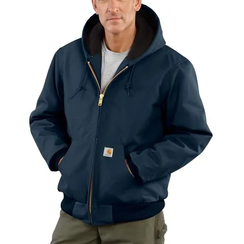 Carhartt 106673 Men's Loose Fit Firm Duck Insulated Flannel-Lined Active Jacket