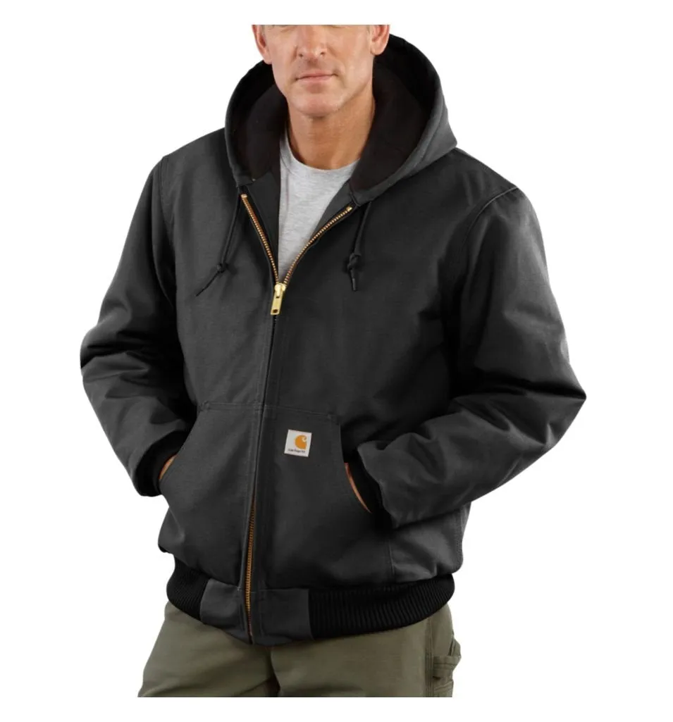 Carhartt 106673 Men's Loose Fit Firm Duck Insulated Flannel-Lined Active Jacket