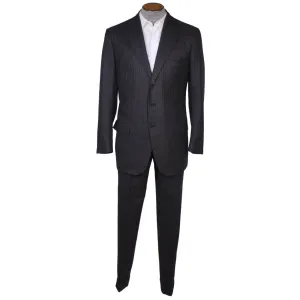 Cesare Attolini Napoli Mens Suit Wool Pinstripe Fine Italian Tailoring Size M 40