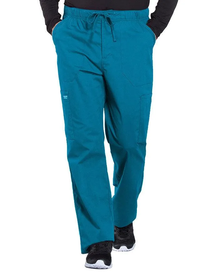 Cherokee Workwear Professionals Men's Tapered Leg Drawstring Cargo Tall Pant