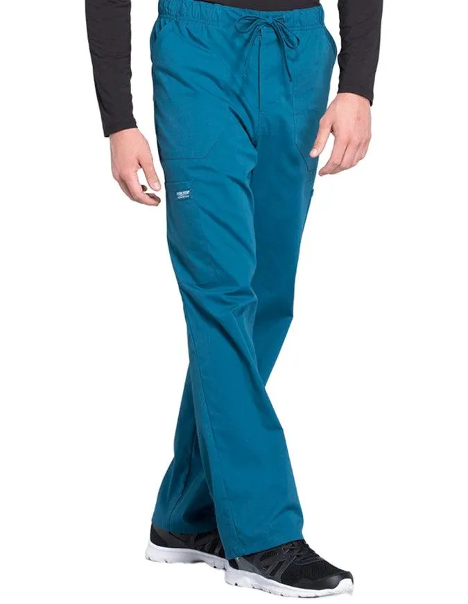 Cherokee Workwear Professionals Men's Tapered Leg Drawstring Cargo Tall Pant