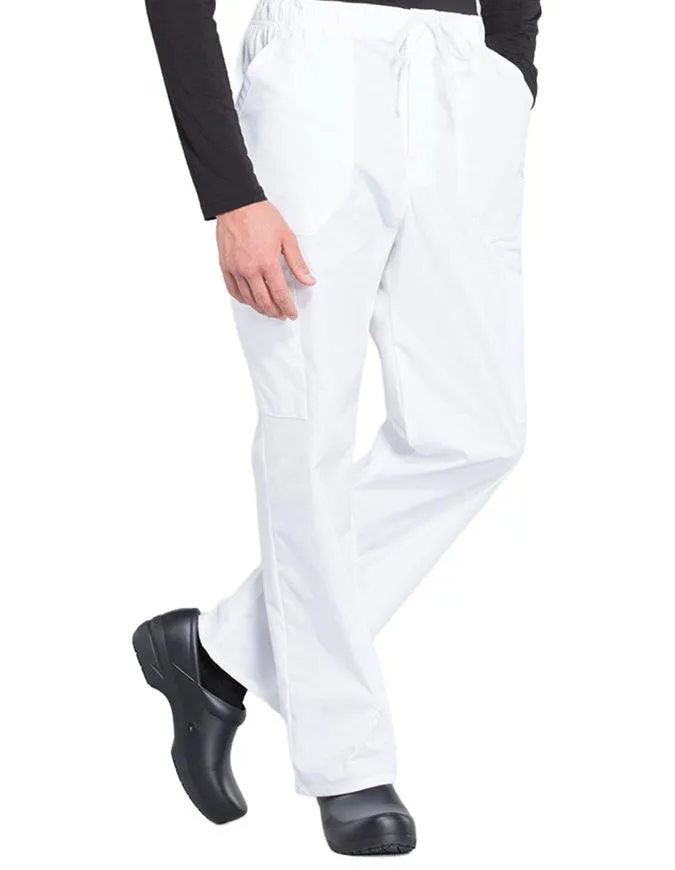 Cherokee Workwear Professionals Men's Tapered Leg Drawstring Cargo Tall Pant