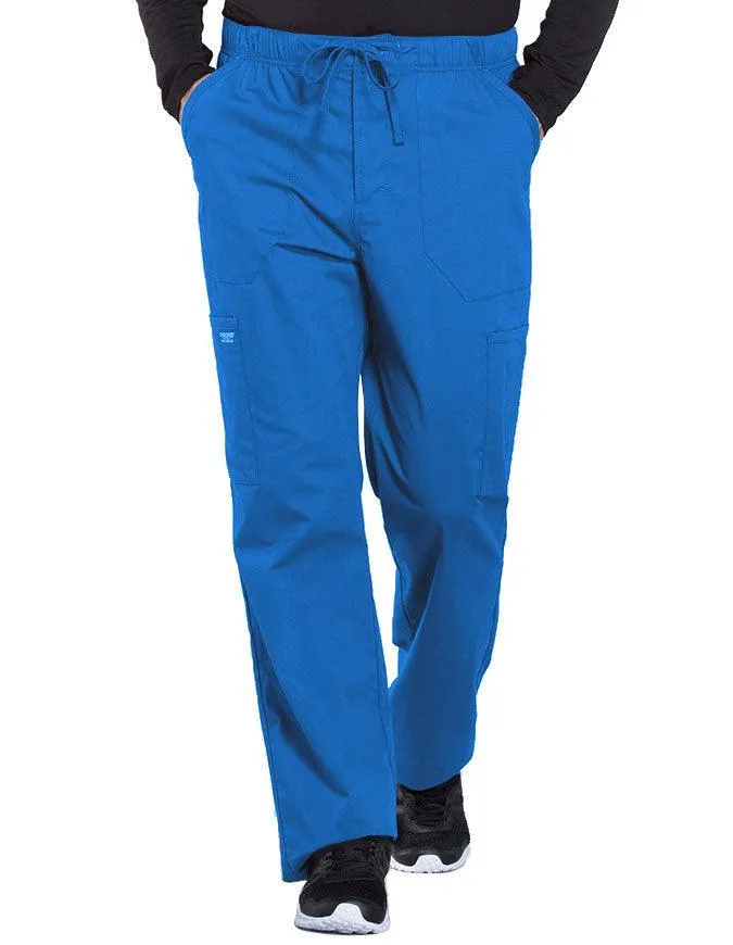 Cherokee Workwear Professionals Men's Tapered Leg Drawstring Cargo Tall Pant