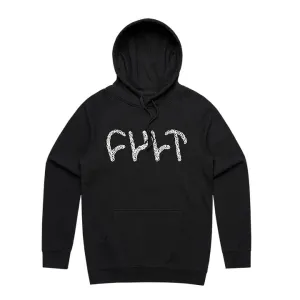 Cult Scribble Pullover Hoodie - Black