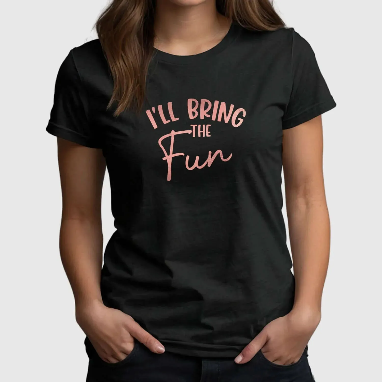 Customisable 'I'll Bring The Fun' T-Shirts for Party Celebrations