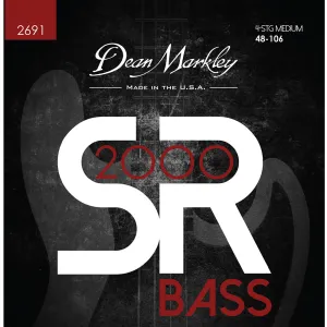 Dean Markley SR2000 High Performance Bass Guitar Strings Medium 4 String 48-106