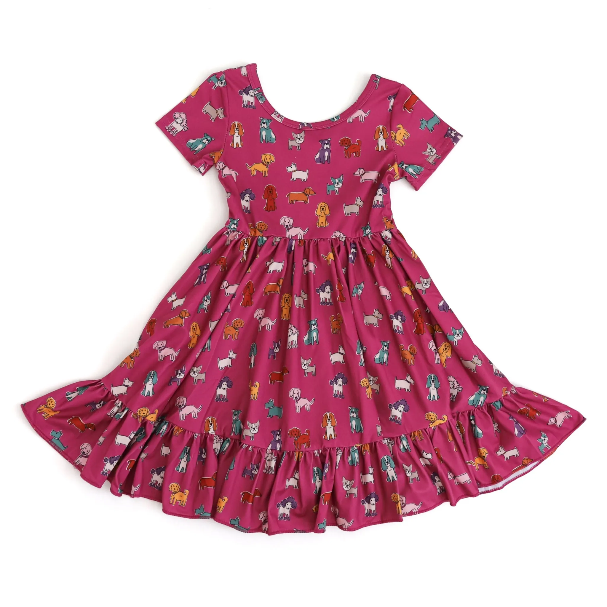 Doggone Cute Charm Dress - Mulberry