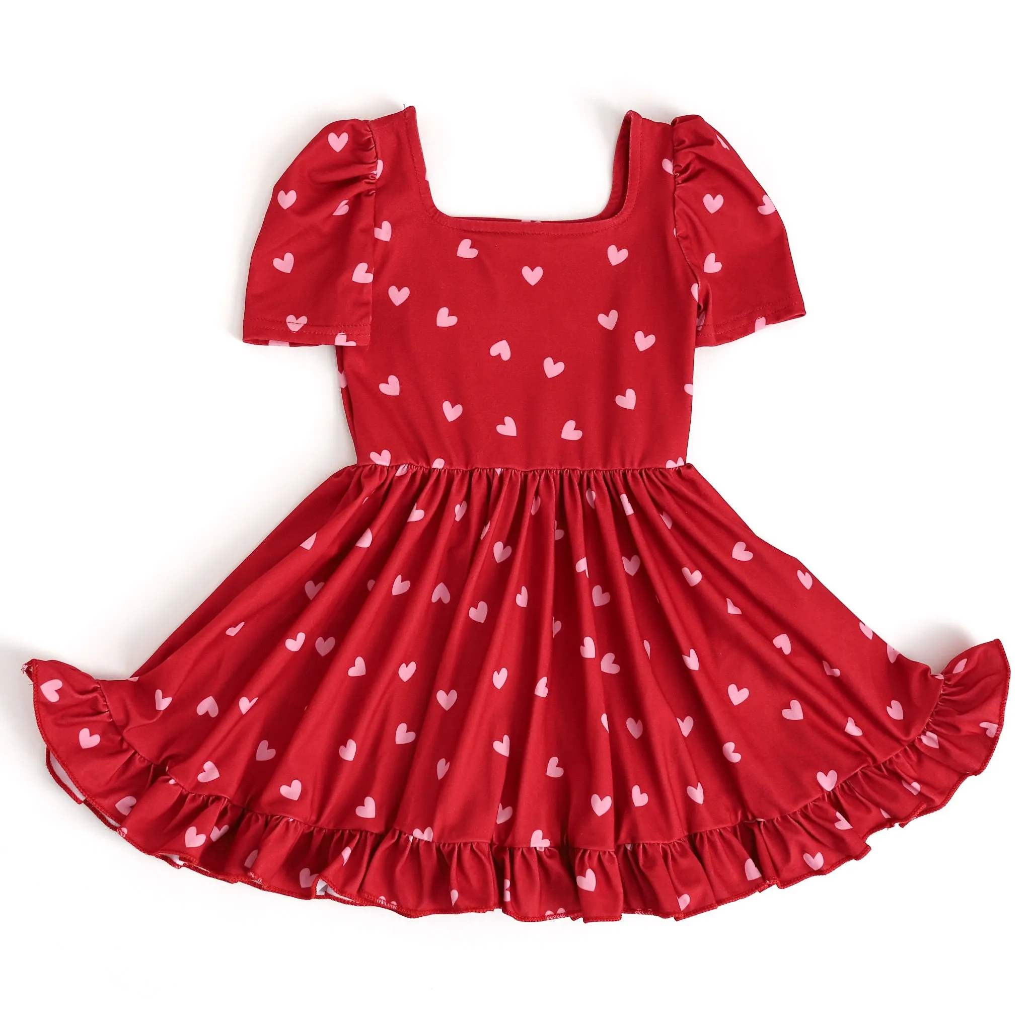 Falling Hearts Mod Twirl Dress