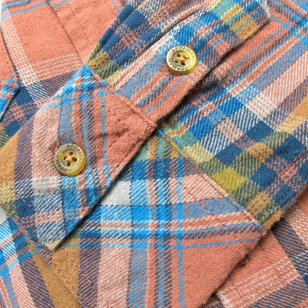 Flannel Shirt | Clay/Jewel Plaid