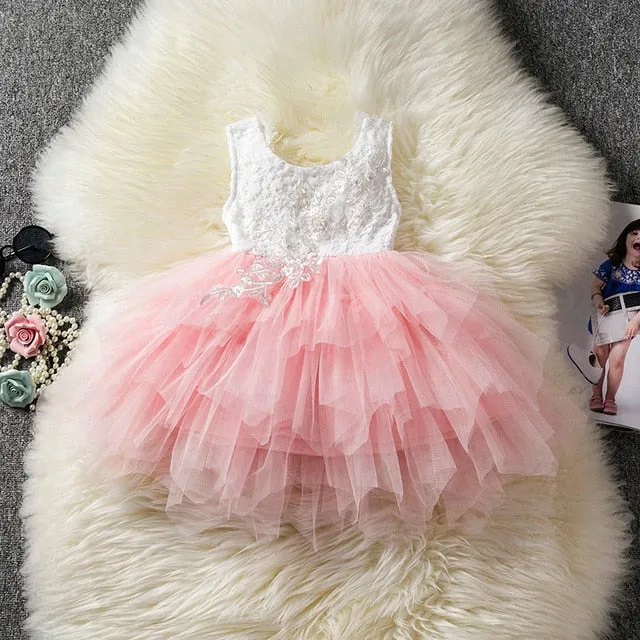 Flower Girl Dress - Tulle Toddler Girl Dress