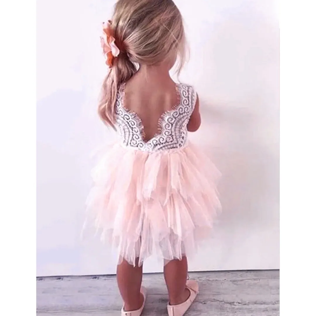 Flower Girl Dress - Tulle Toddler Girl Dress