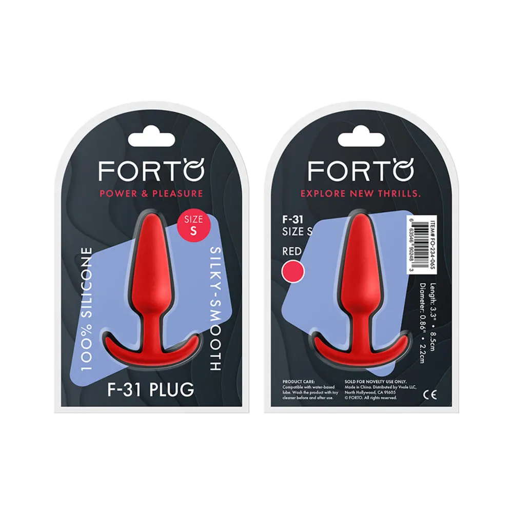 Forto F-31: 100% Silicone Plug Sm