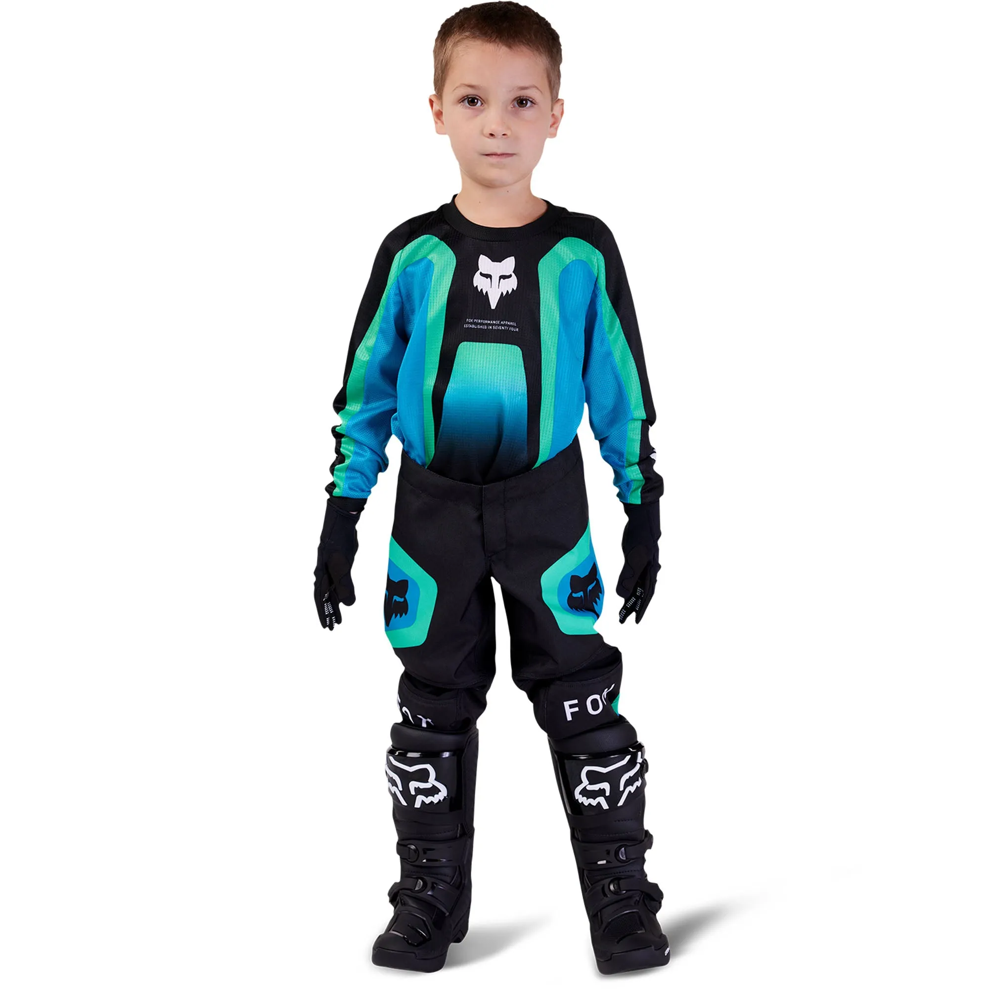 Fox Racing  Kids 180 Ballast Offroad Pants TruMotion Heat Resistant Black Blue