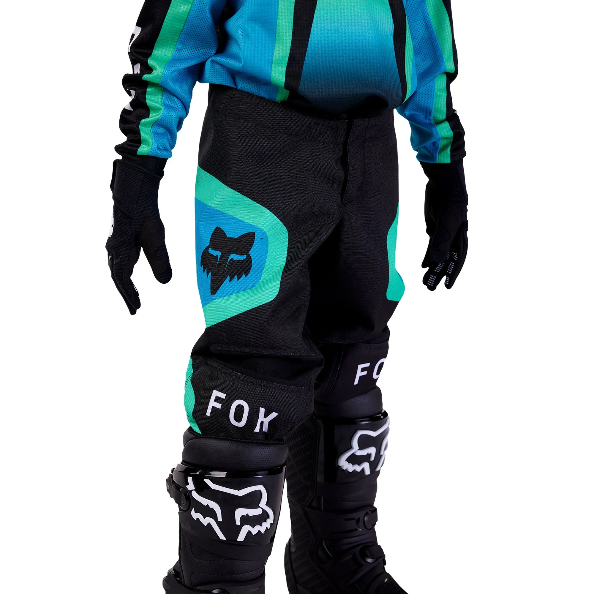 Fox Racing  Kids 180 Ballast Offroad Pants TruMotion Heat Resistant Black Blue