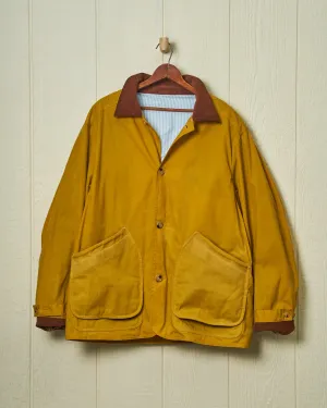 Gamekeeper Jacket in Goldenrod Waxed Canvas