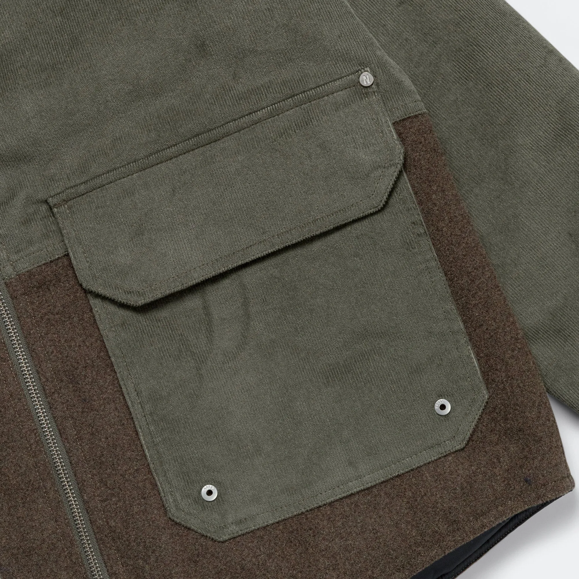 Hakon Solotex Corduroy Jacket - Ivy Green