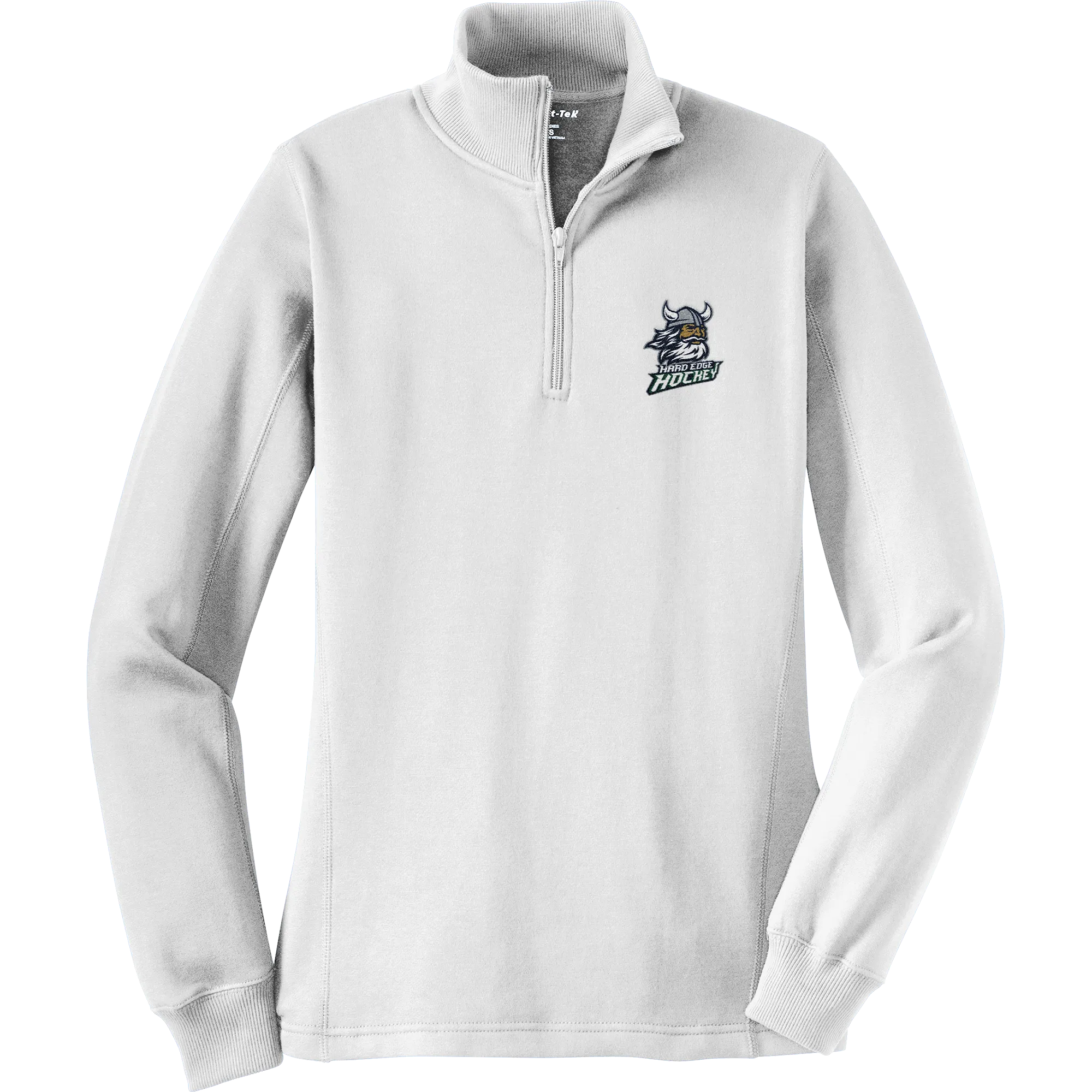 Hard Edge Hockey Ladies 1/4-Zip Sweatshirt