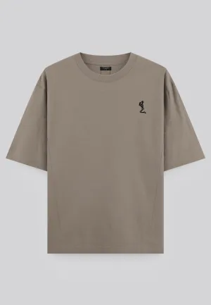 HEAVYWEIGHT BLOCK T-SHIRT DESERT TAUPE