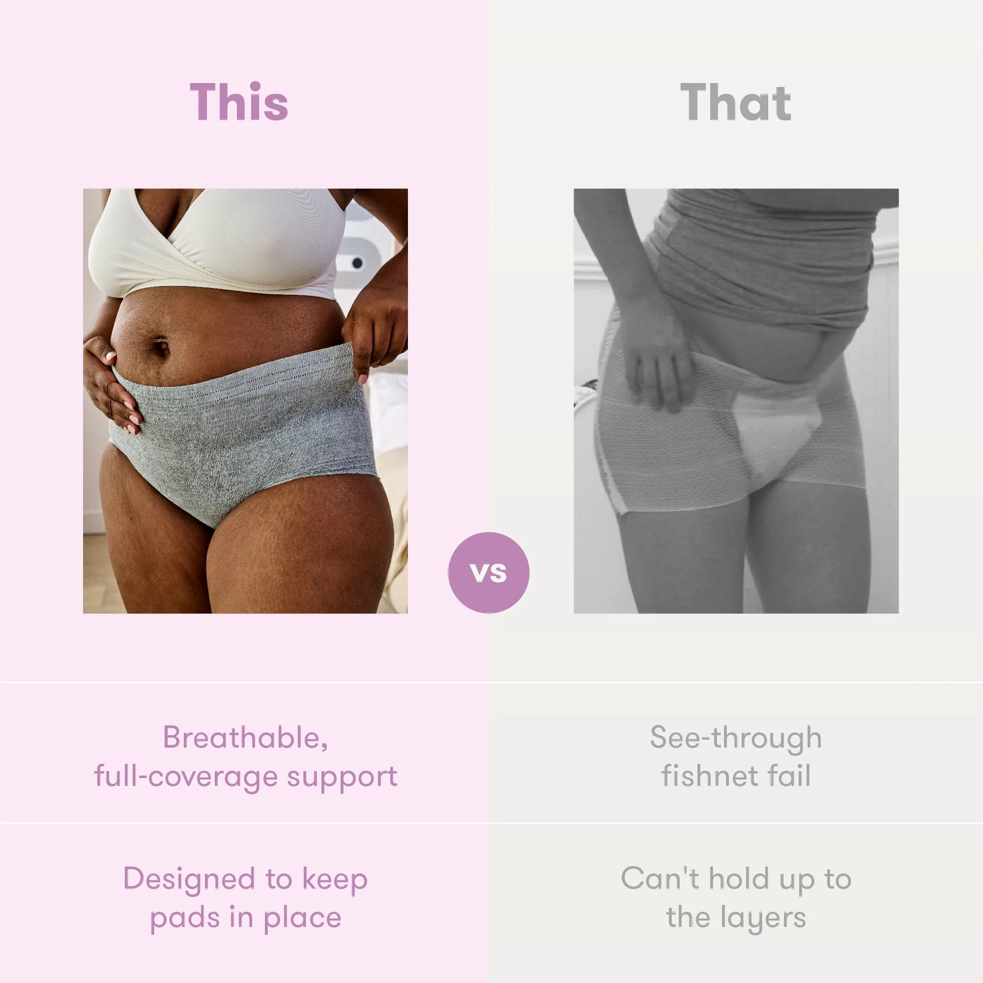 High-waist Disposable Postpartum Underwear