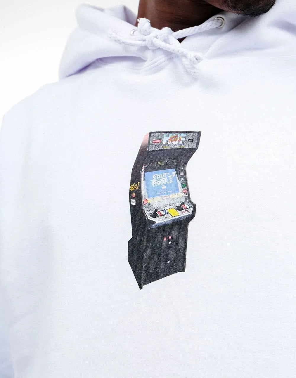 HUF x Street Fighter Arcade Pullover Hoodie - White