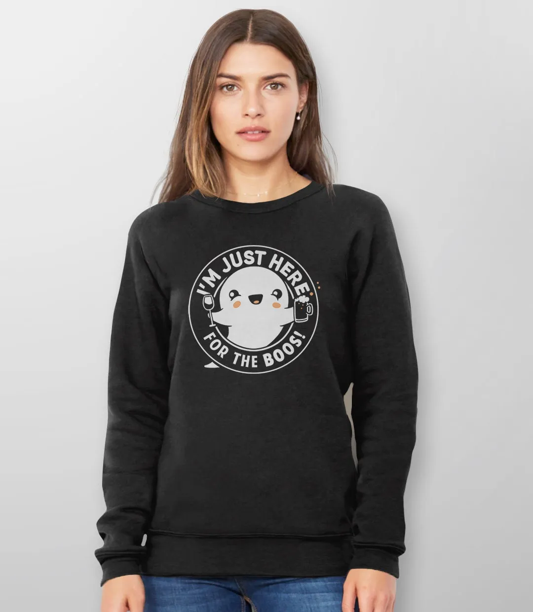 I'm Just Here for the Boos Halloween Sweatshirt