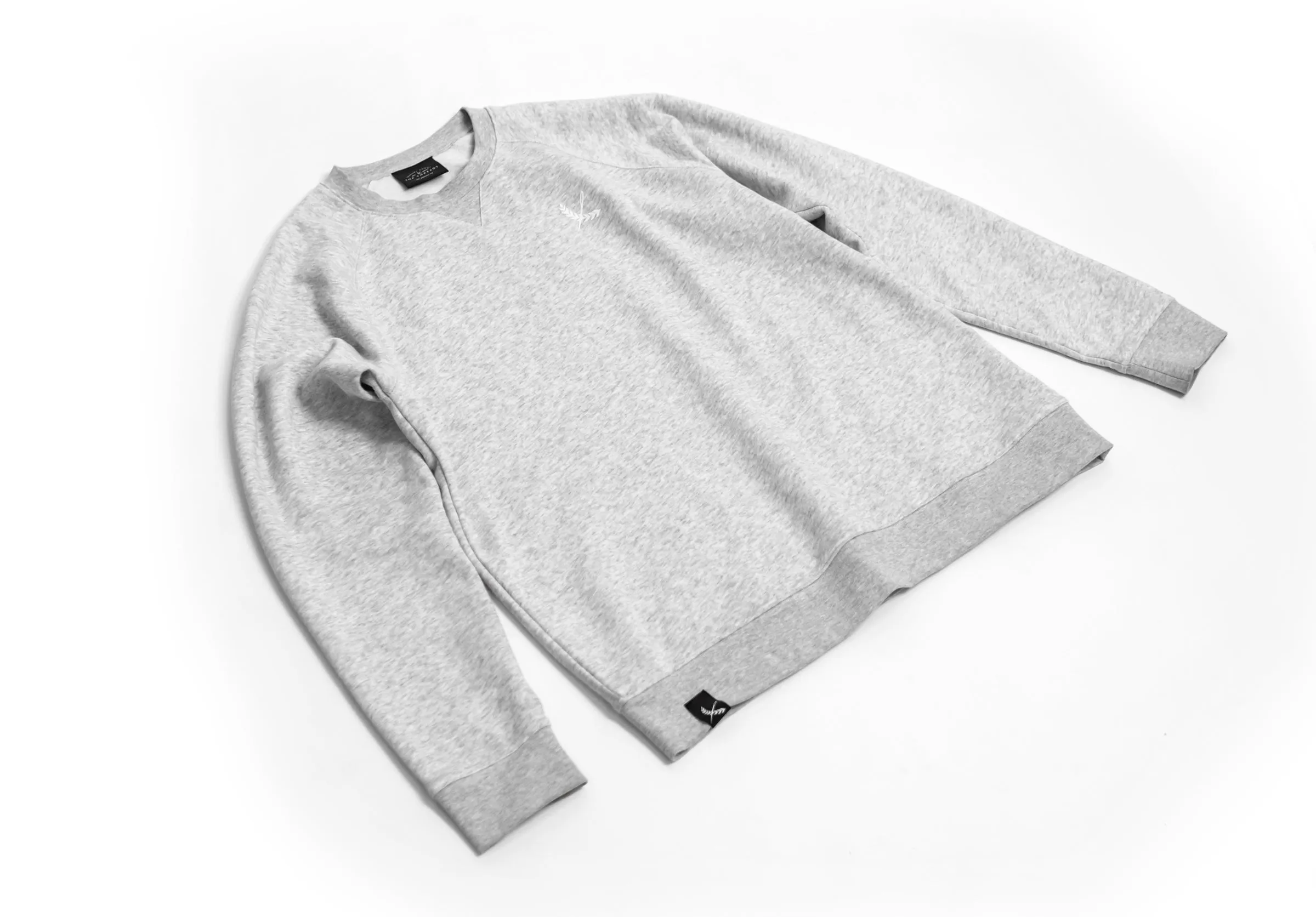 Logo Drive Crewneck - Heather Grey