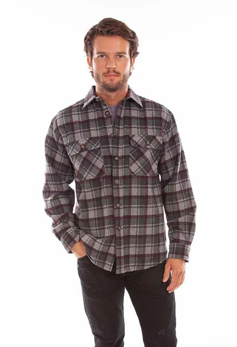 Men's Farthest Point Collection Shirt: Outdoor Flannel Heavy Weight Plaid