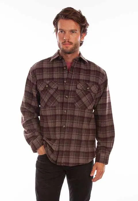 Men's Farthest Point Collection Shirt: Outdoor Flannel Heavy Weight Plaid