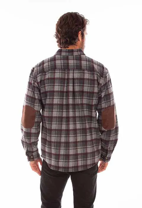 Men's Farthest Point Collection Shirt: Outdoor Flannel Heavy Weight Plaid