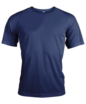 Mens short-sleeved sports T-shirt | Navy