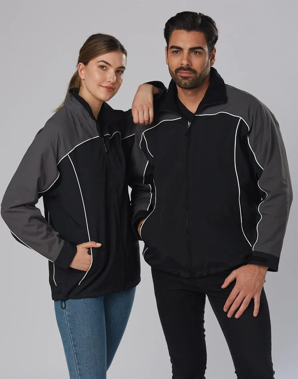 Mens Tri-Colour Contrast Reversible Jacket JK22