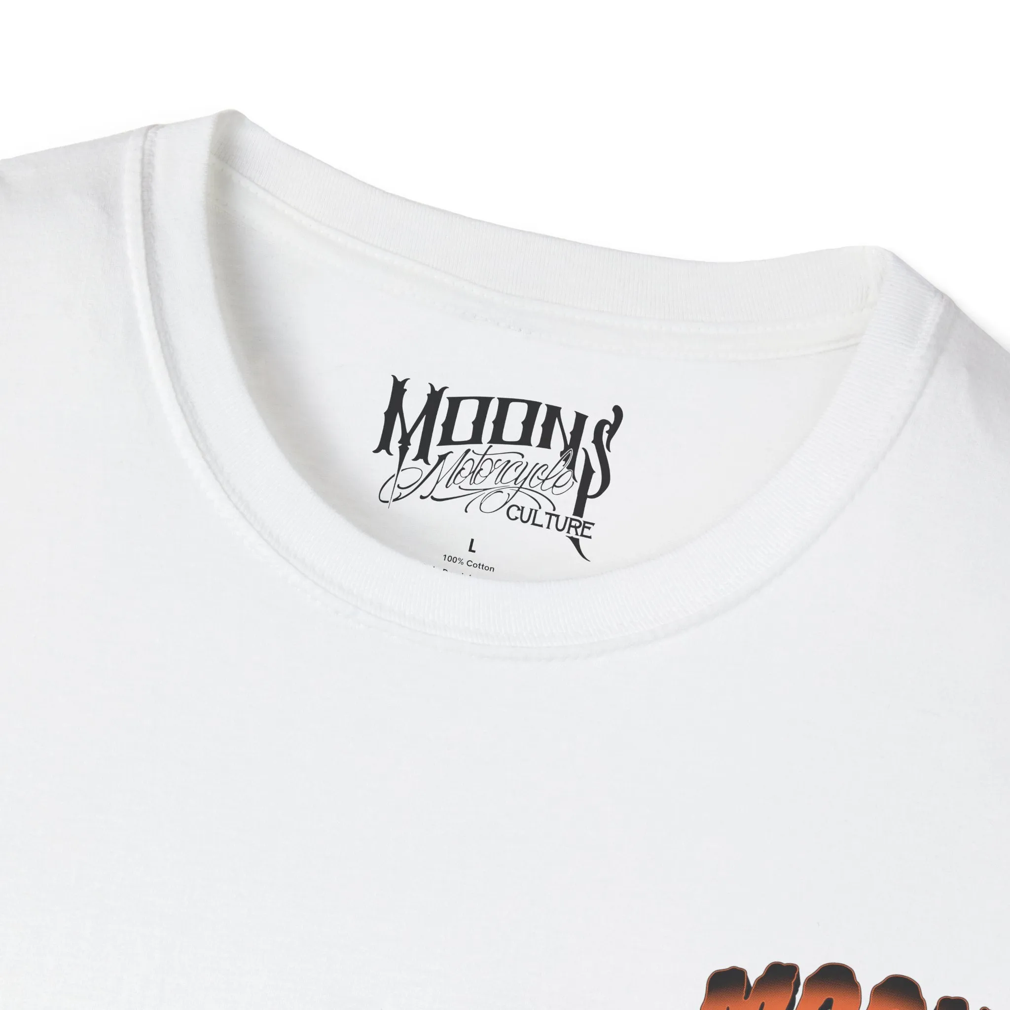 MOONSMC® 2024 Halloween Edition - FXLRST Headless Horsemen Graveyard White Tee Orange