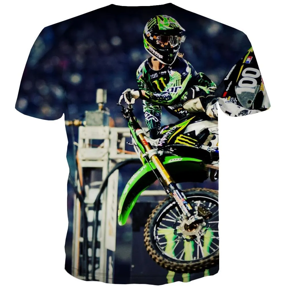 Motocross T-shirt Men motorcycle T-shirts 3d Offroad T-shirts Graphic