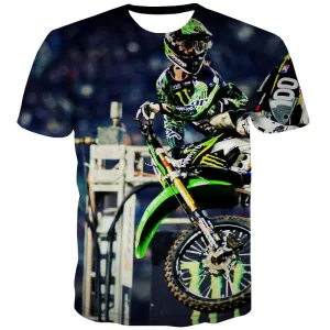 Motocross T-shirt Men motorcycle T-shirts 3d Offroad T-shirts Graphic