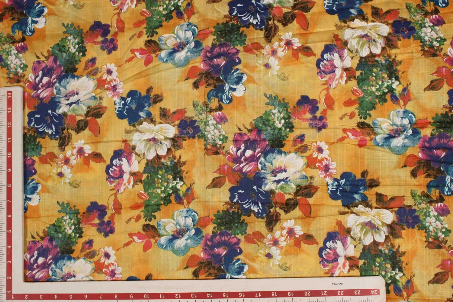 Multicolour Swiss Cotton Fabric