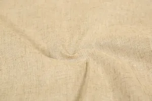 Natural Plain Rayon Flax Fabric