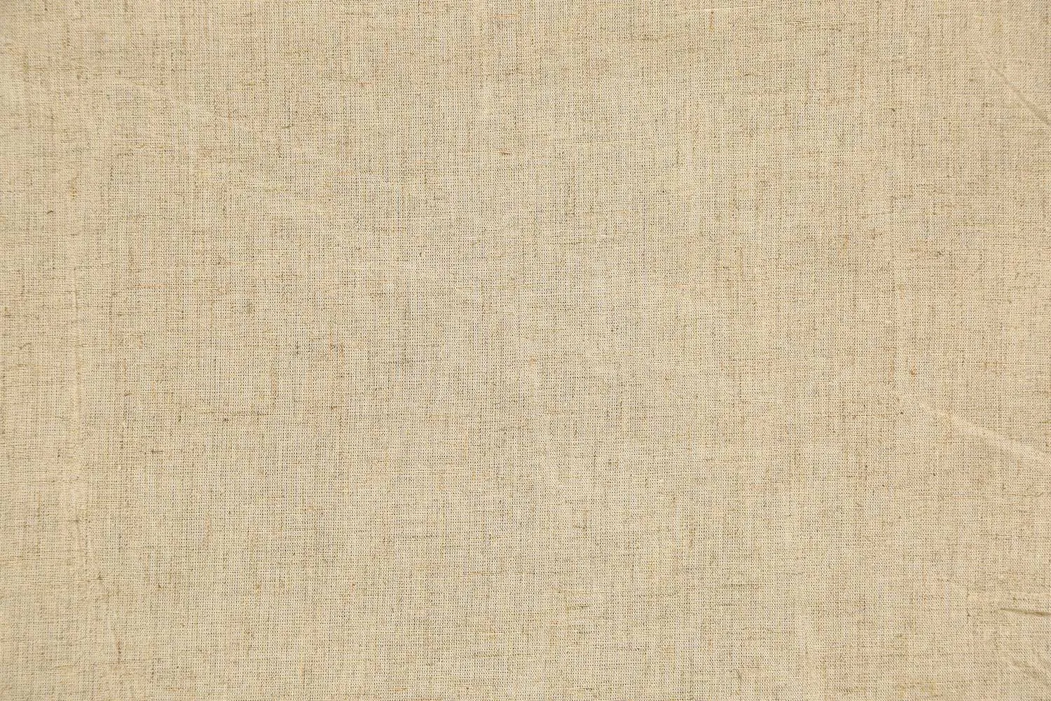 Natural Plain Rayon Flax Fabric