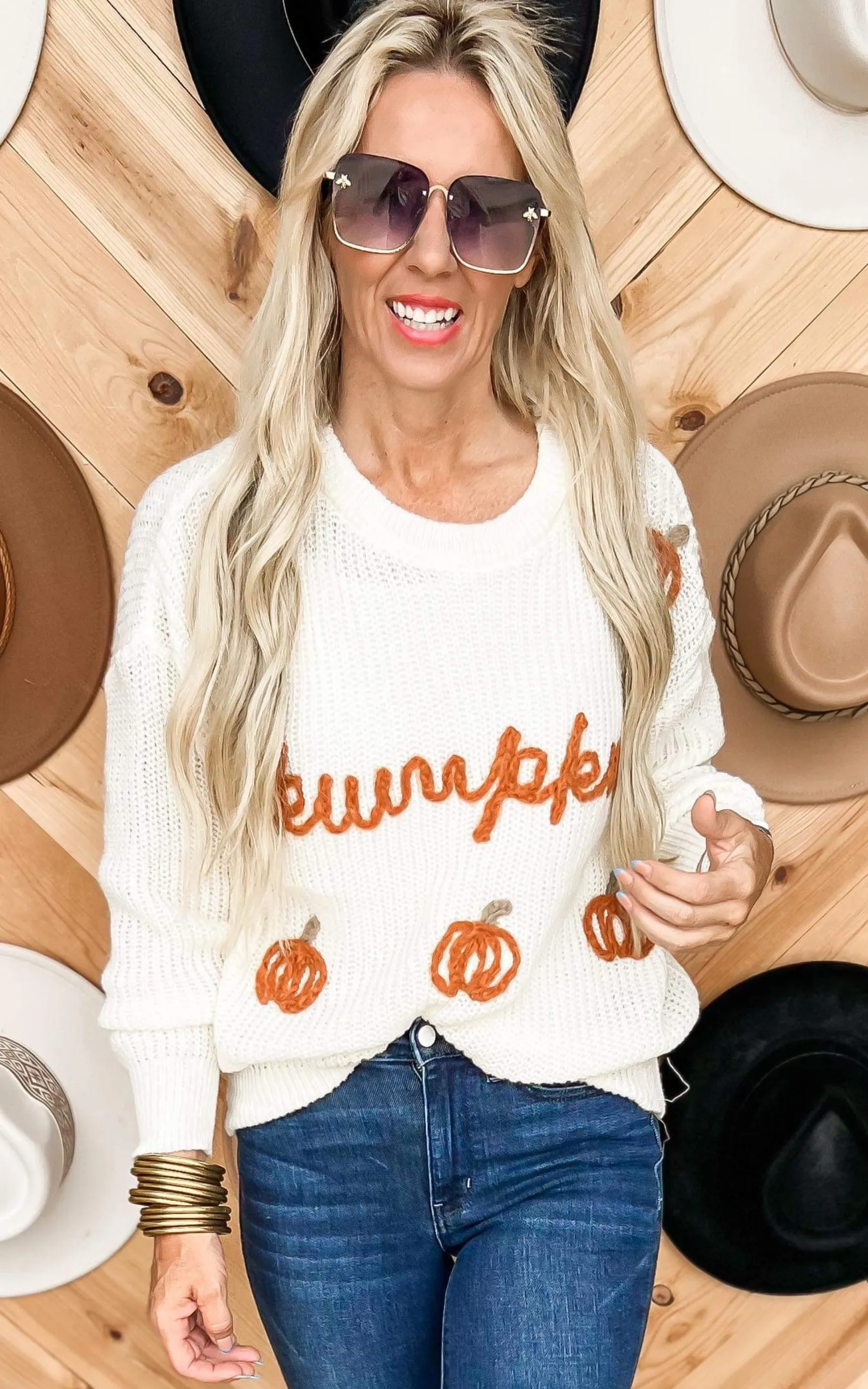 Oh Hey Pumpkin Sweater - Final Sale