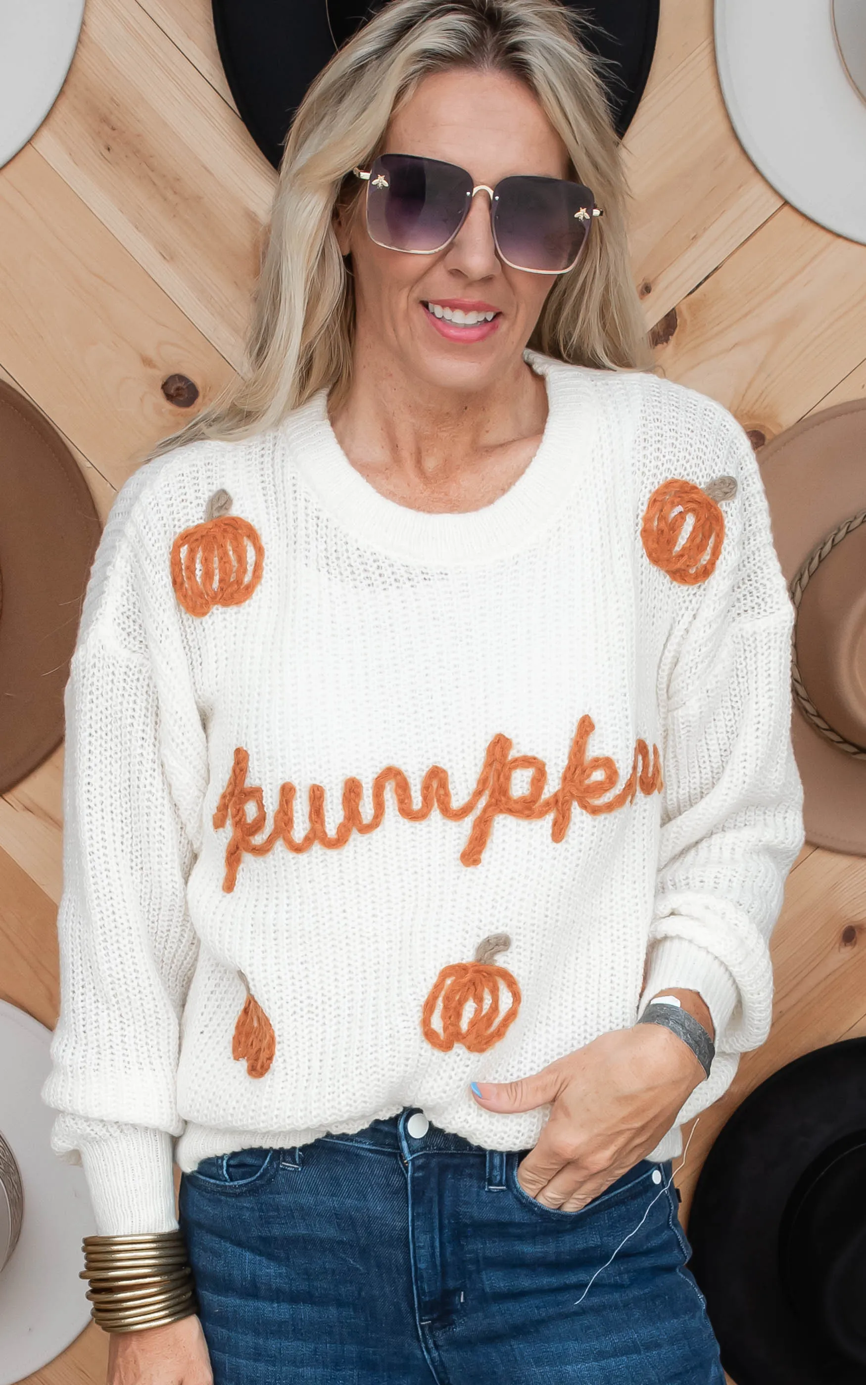 Oh Hey Pumpkin Sweater - Final Sale