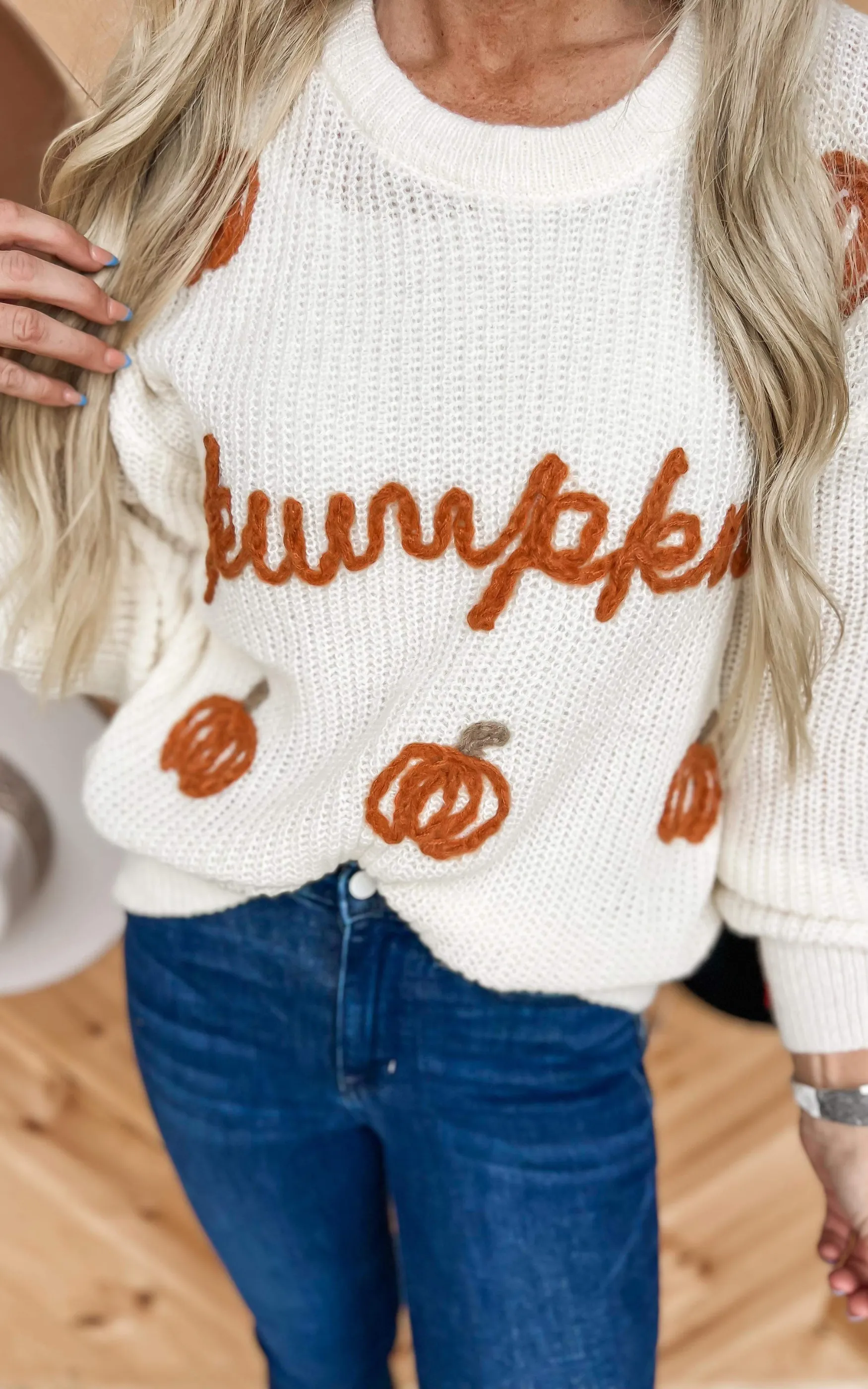 Oh Hey Pumpkin Sweater - Final Sale