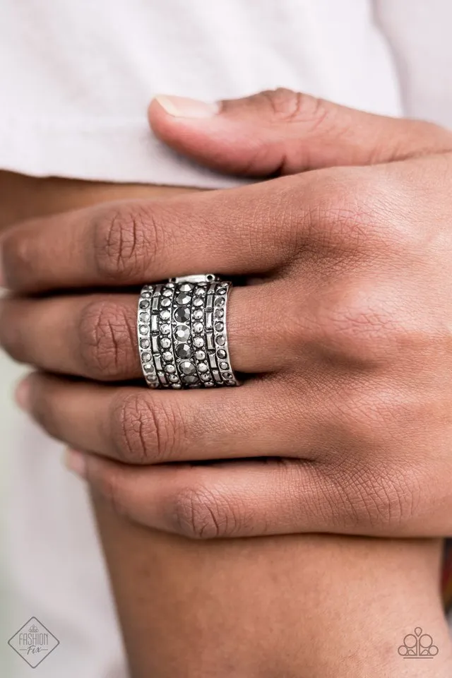 Paparazzi Ring ~ Target Locked - Silver