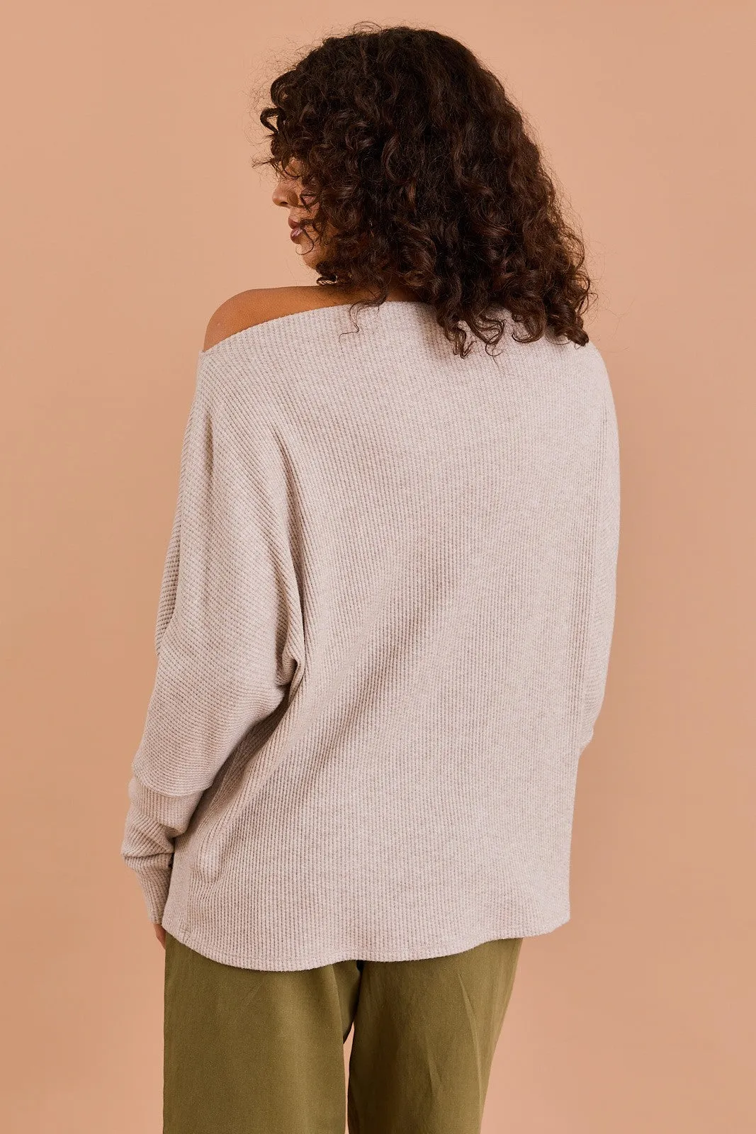 Pebble Oasis Shoulder Cut-Out Top